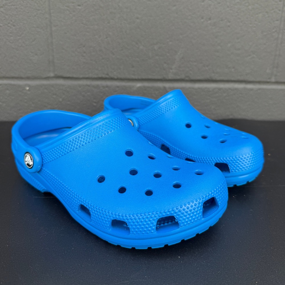 Crocs Classic Unisex Clog Blue Men's US 4 / Women's US 6 Sandals Shoes - Picture 2 of 6